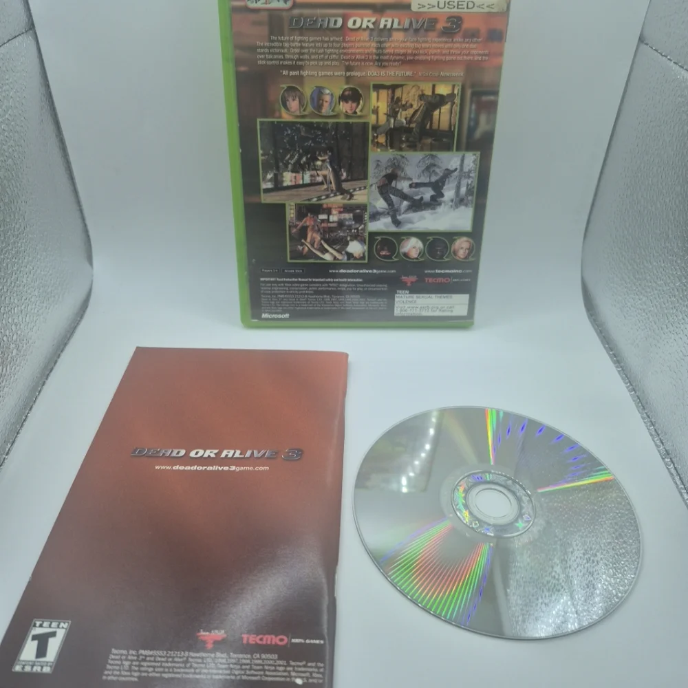 Dead or Alive 3 Original Xbox CIB